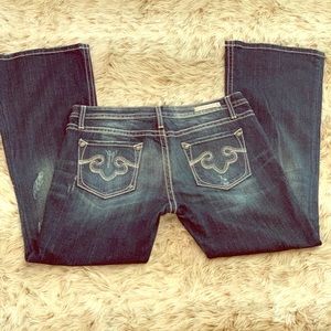 Rerock for Express boot cut jeans, size 10S